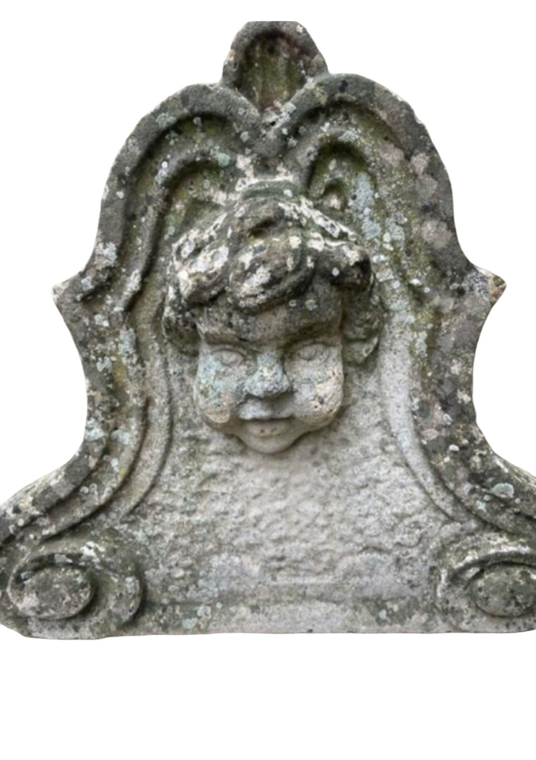 Mid-20th Century Monumental Greek-Style Fountain in Reconstituted Stone For Sale