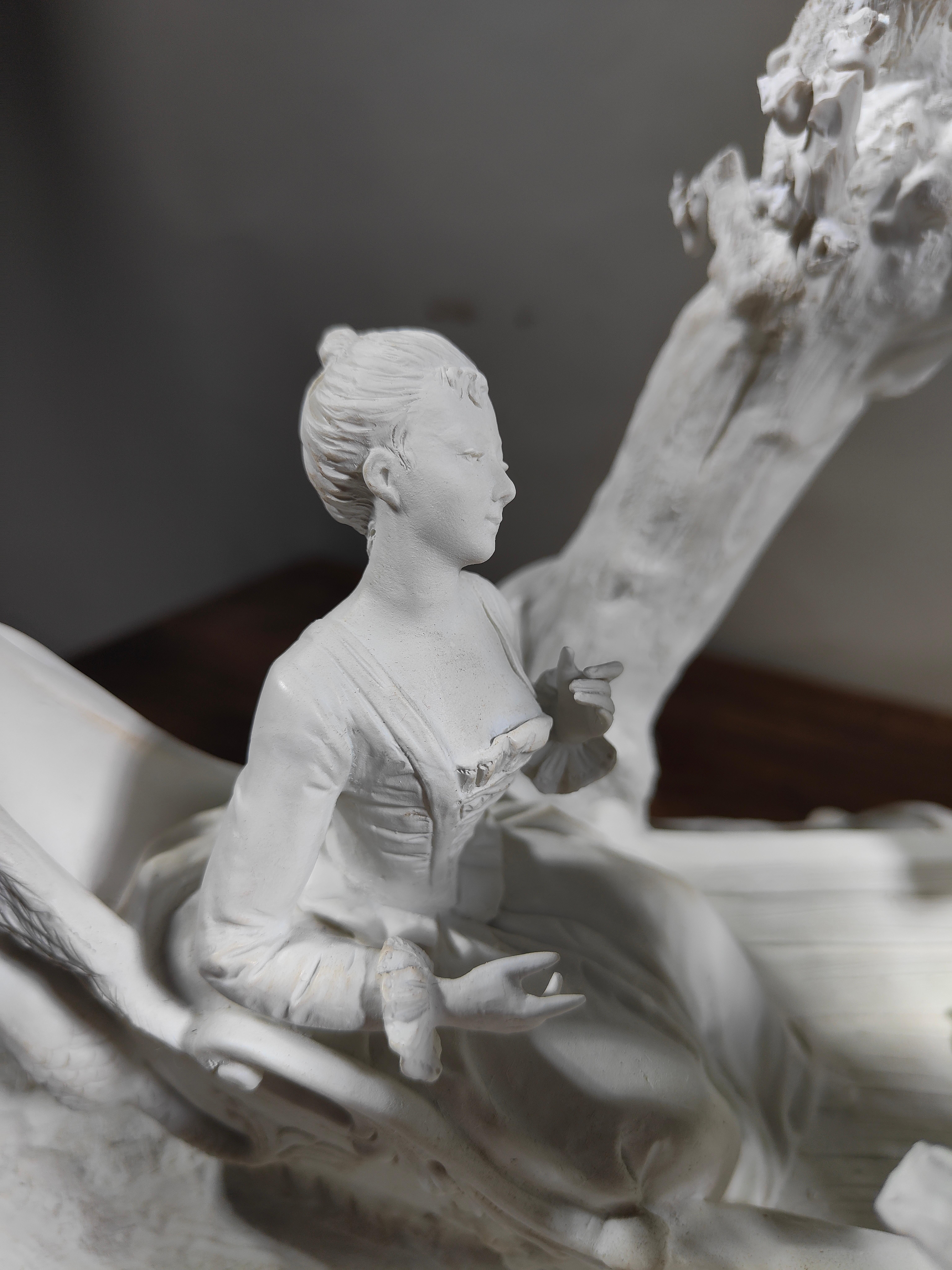 Groupe monumental en porcelaine de Sèvres Signé : Boucher en vente 8