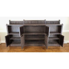 Monumental Handcarved Rosewood Shalimar Credenza by Gilani