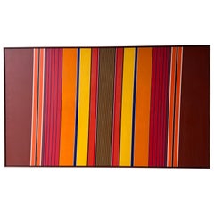 Abstraction monumentale à bords durs de Joseph Welna, 1974