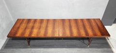 Table de salle à manger monumentale en bois de rose brésilien Harvey Probber