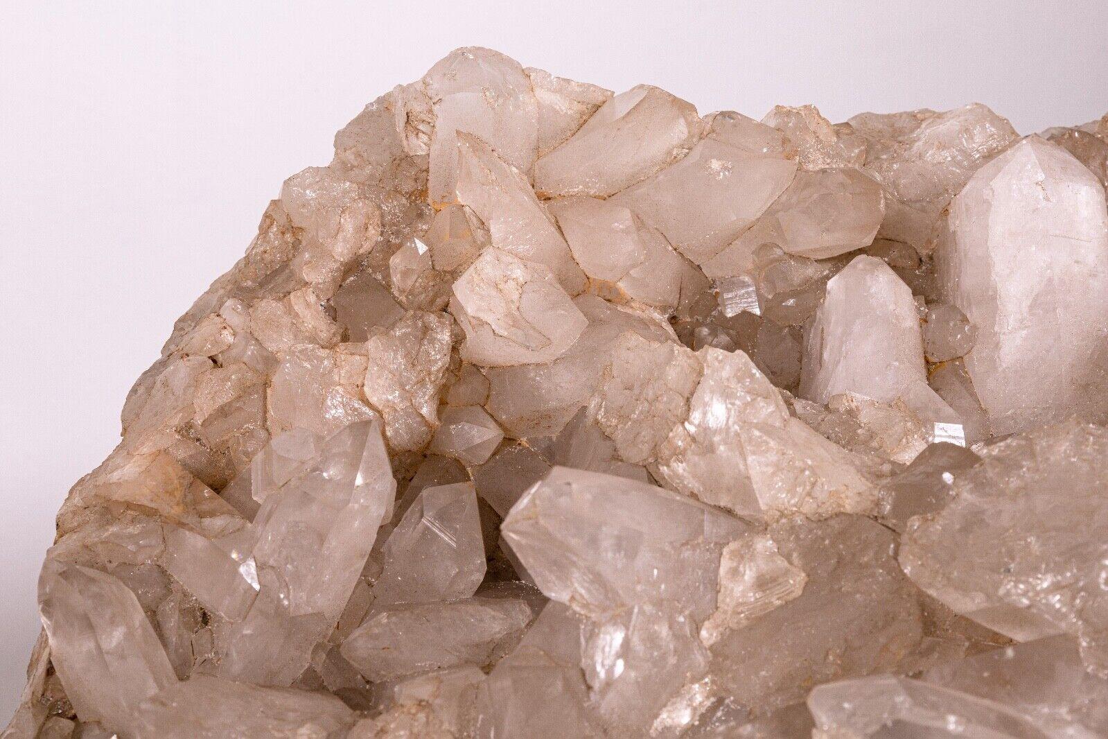 20th Century Monumental Himalayan Quartz Crystal Geode Mineral Specimen For Sale