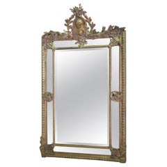 Monumental Hollywood Regency Wall Mirror