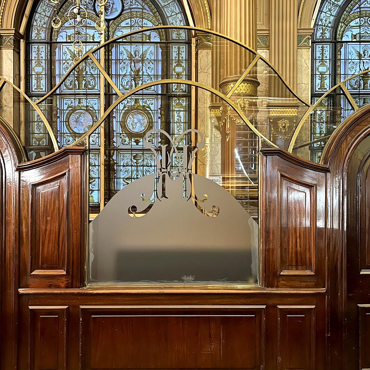 Monumental hotel reception desk set — 11.5m Front Counter, 16.9m Rear For Sale 4