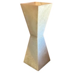 Monumental Hour Glass Shaped Post-Modern Quartz Table Lamp