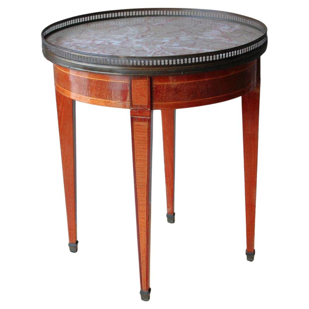 Monumental HOWARD VERBECK! 19th Century LOUIS XVI MARBLE SIDE TABLE! 1920s Wood For Sale