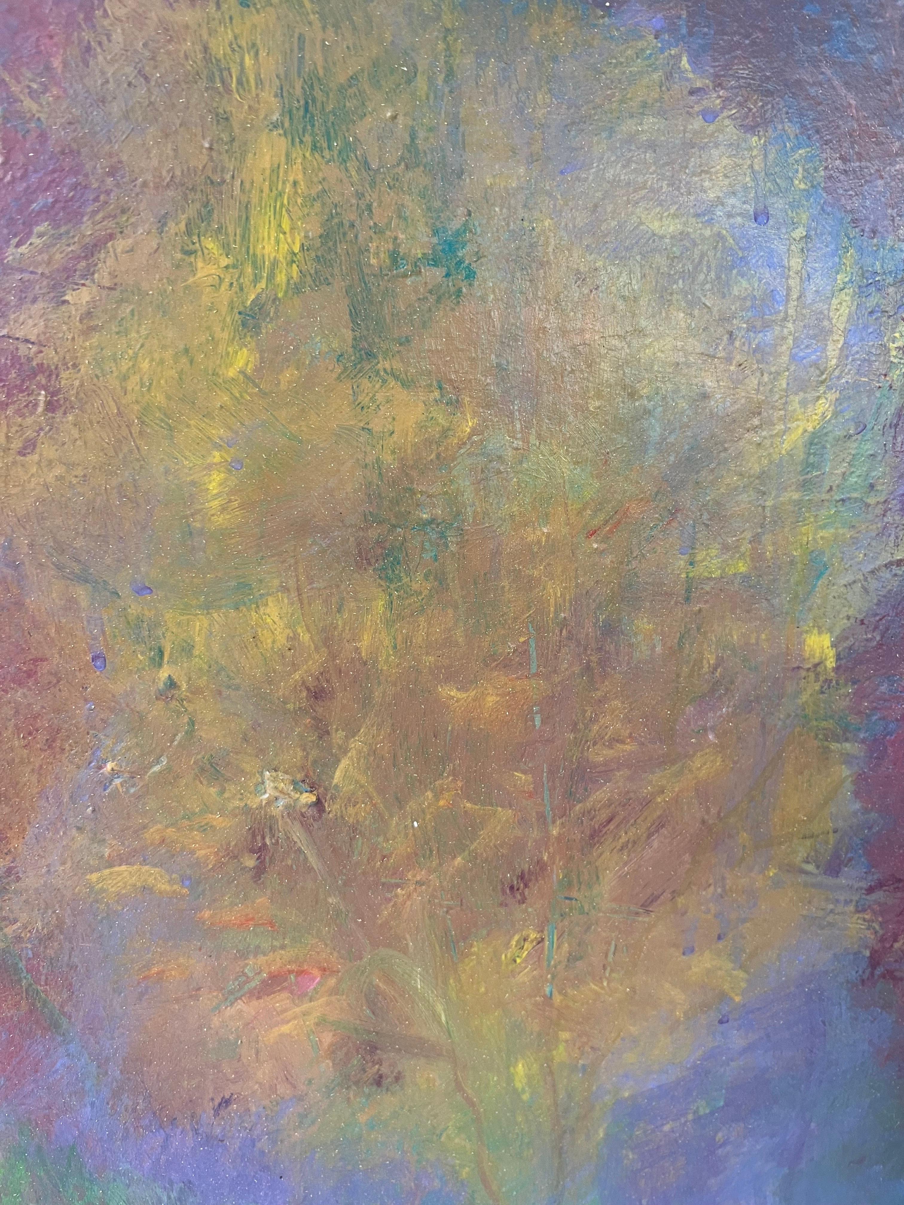 Monumental Impasto Plein Air Painting of Trees For Sale 10