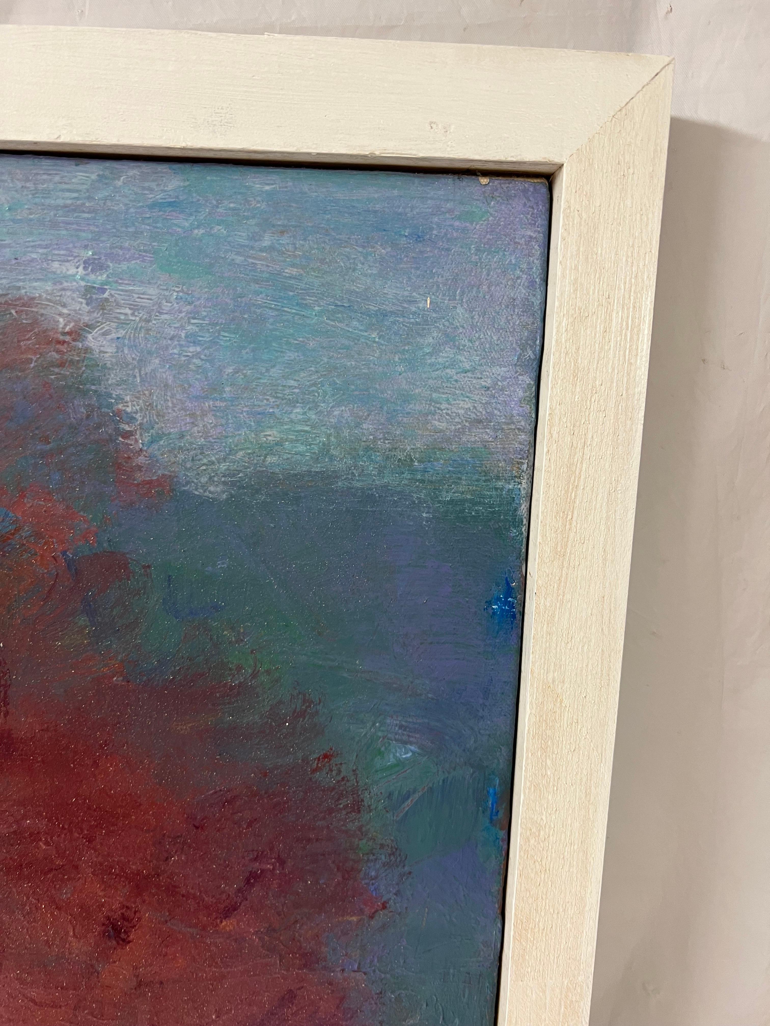 Monumental Impasto Plein Air Painting of Trees For Sale 1