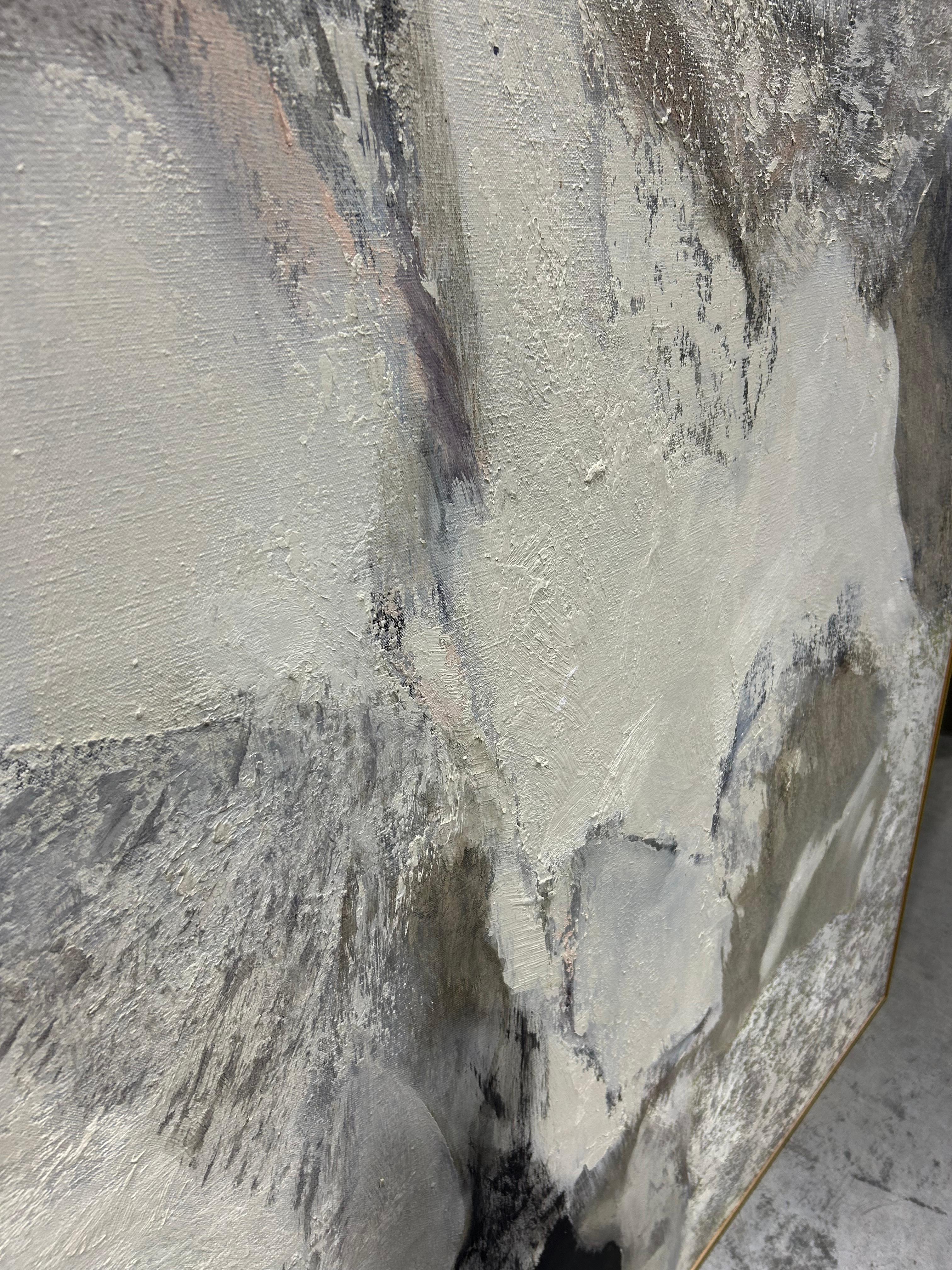 Mid-20th Century Monumental Impressive Abstract Painting by Thomas George For Sale