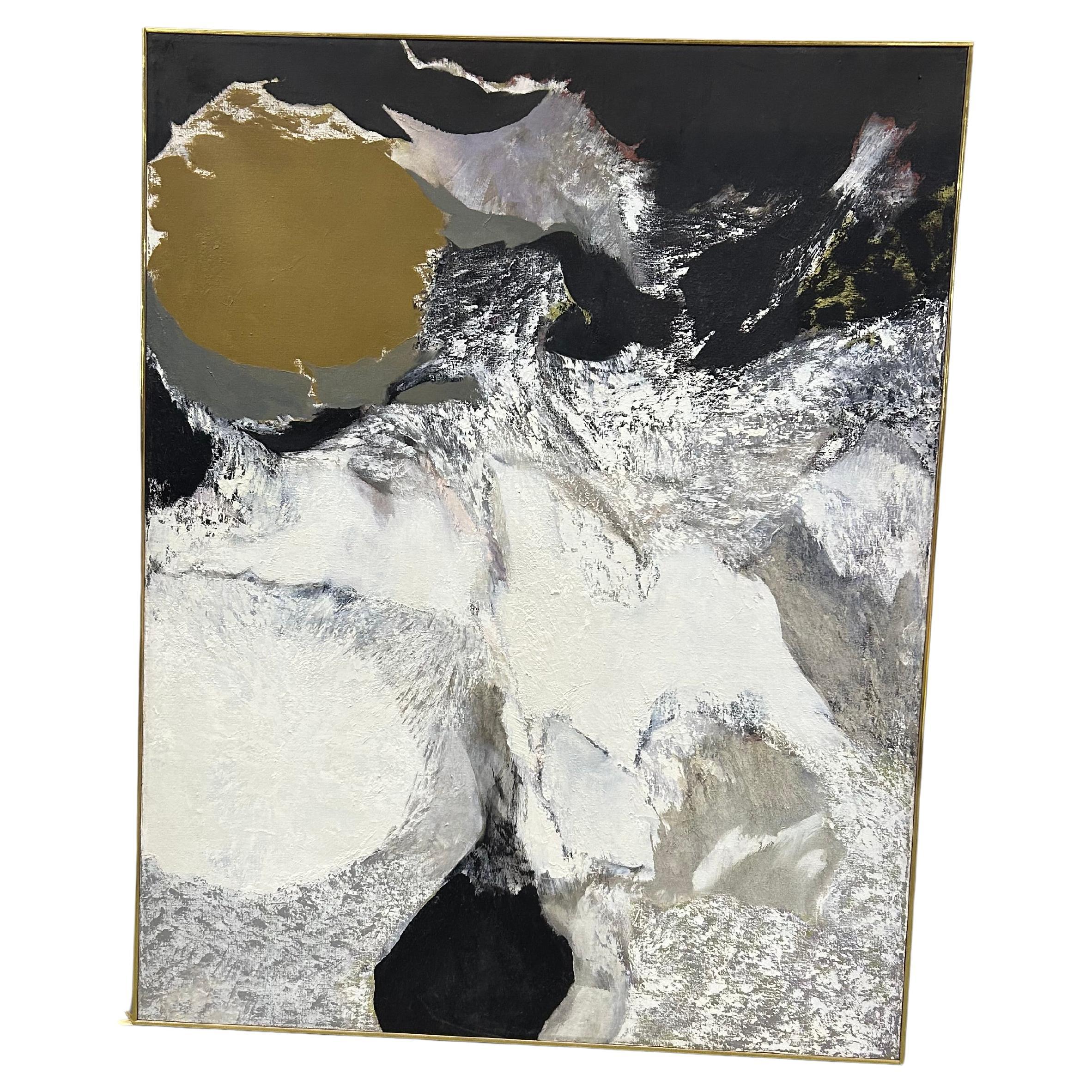 Monumental Impressive Abstract Painting by Thomas George
