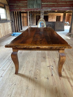 Monumental Impressive Repurposed Barn Wood Farm Table