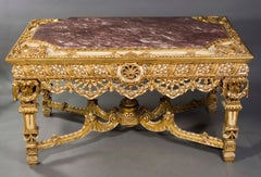 Monumental, Impressive Splendid-Salon-Table in Louis XVI Style