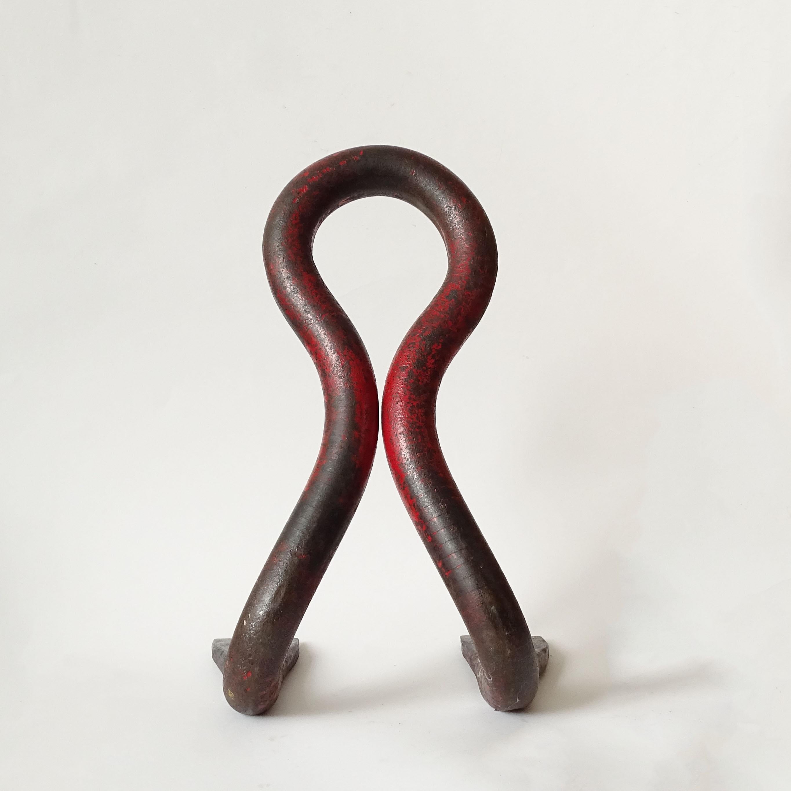 Metà XX secolo Divisorio industriale monumentale in ferro battuto, Italia, anni '50 in vendita