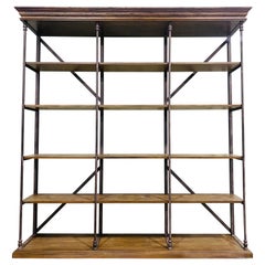 Used Monumental industrial modern style bookcase/shelving