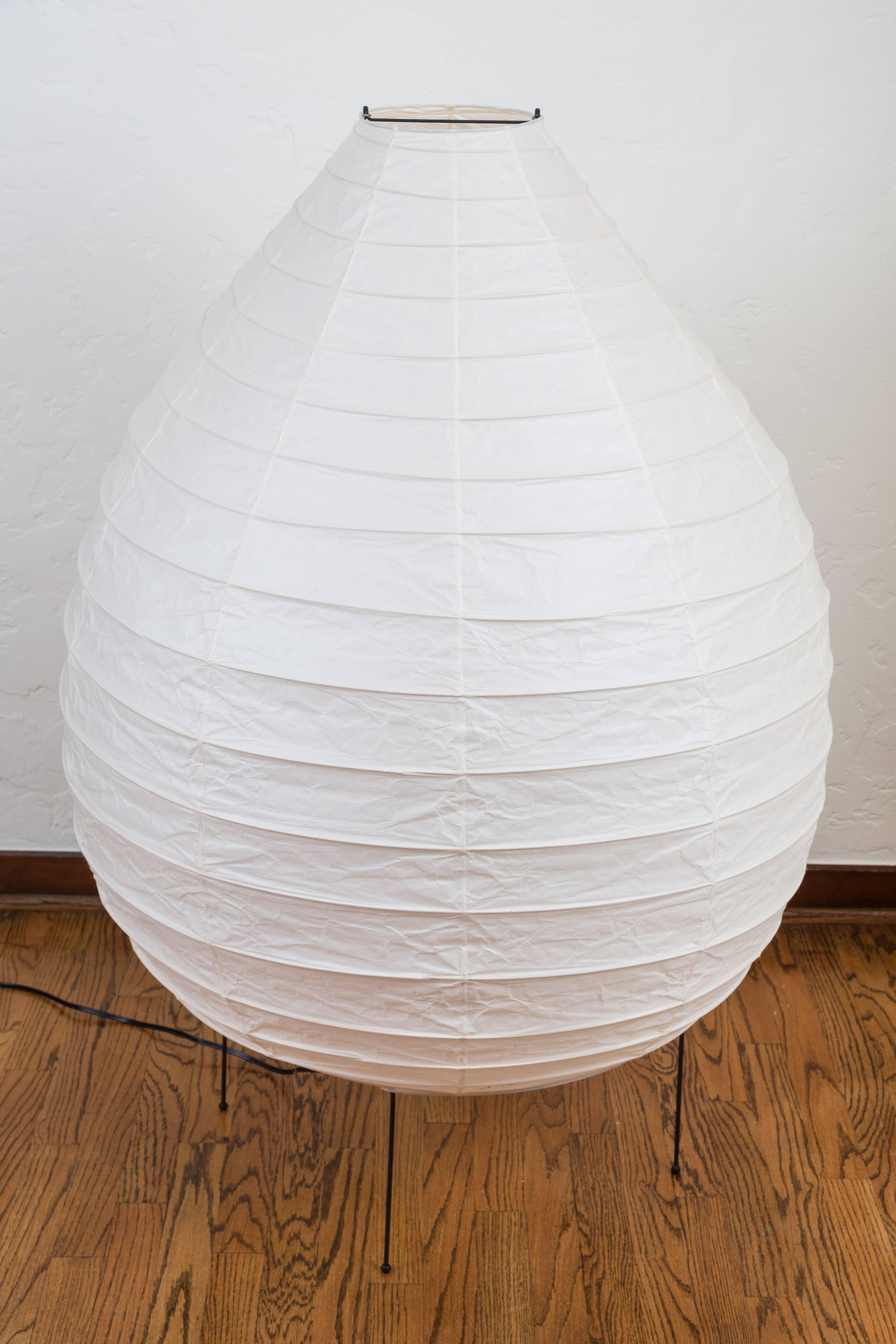 Contemporary Monumental Isamu Noguchi Akari 23N Floor Lamp For Sale