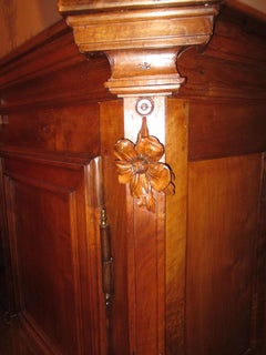 Italian, Piemonte, Monumental 17th Century Walnut Credenza
