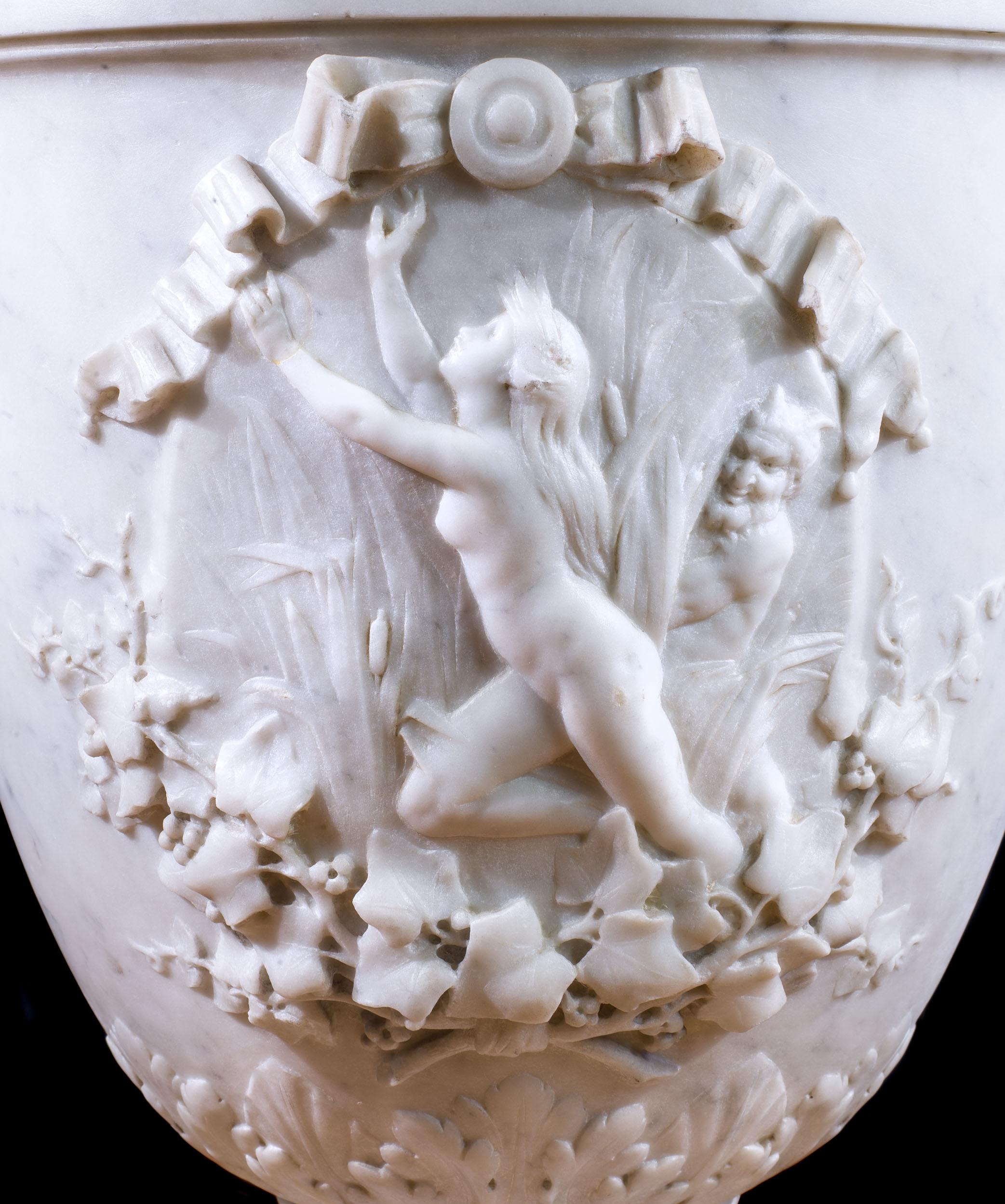 Monumental Italian 19th Century Marble Urn 3