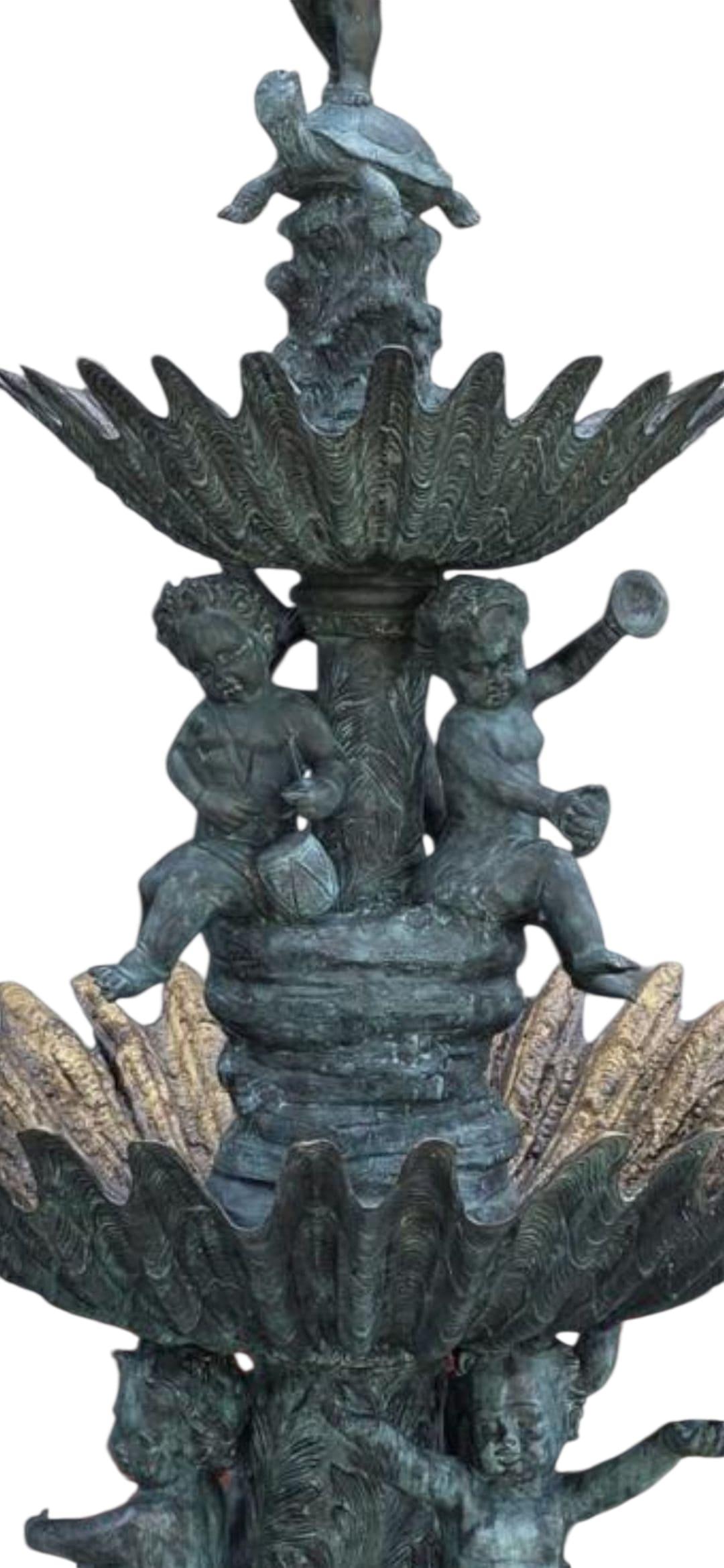 Fine XX secolo Fontana monumentale italiana in bronzo, Napoli, XX secolo in vendita