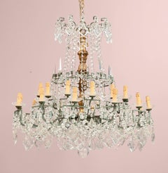 Monumental Italian Crystal Chandelier