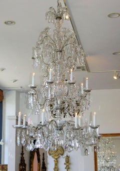 Monumental Italian Crystal Chandelier