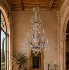 Monumental Italian Crystal Chandelier