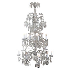 Antique Monumental Italian Crystal Chandelier
