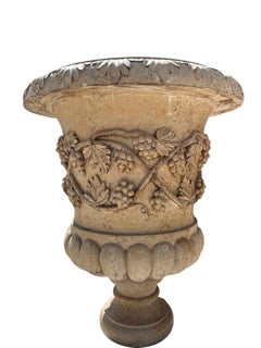 Monumental Italian Marble Garden Vases – 1980s 160 CM