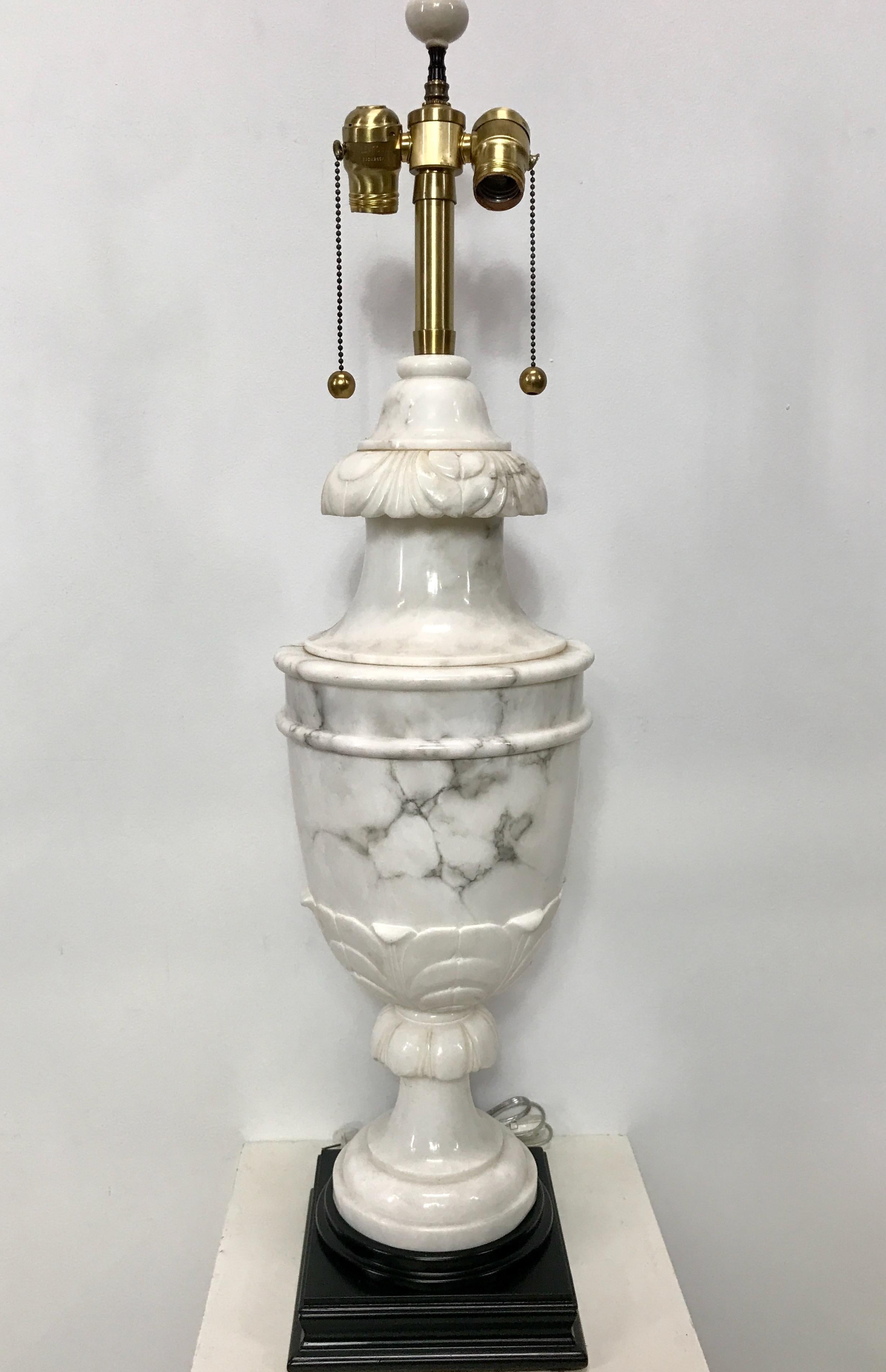 marble urn lamp