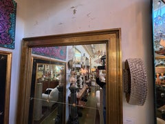 Monumental Italian Modern Neoclassical Style Bronze Mirror