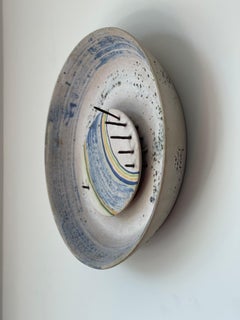 Monumental Italian Modern Round Wall Sculpture by Gli Etruschi, 1977