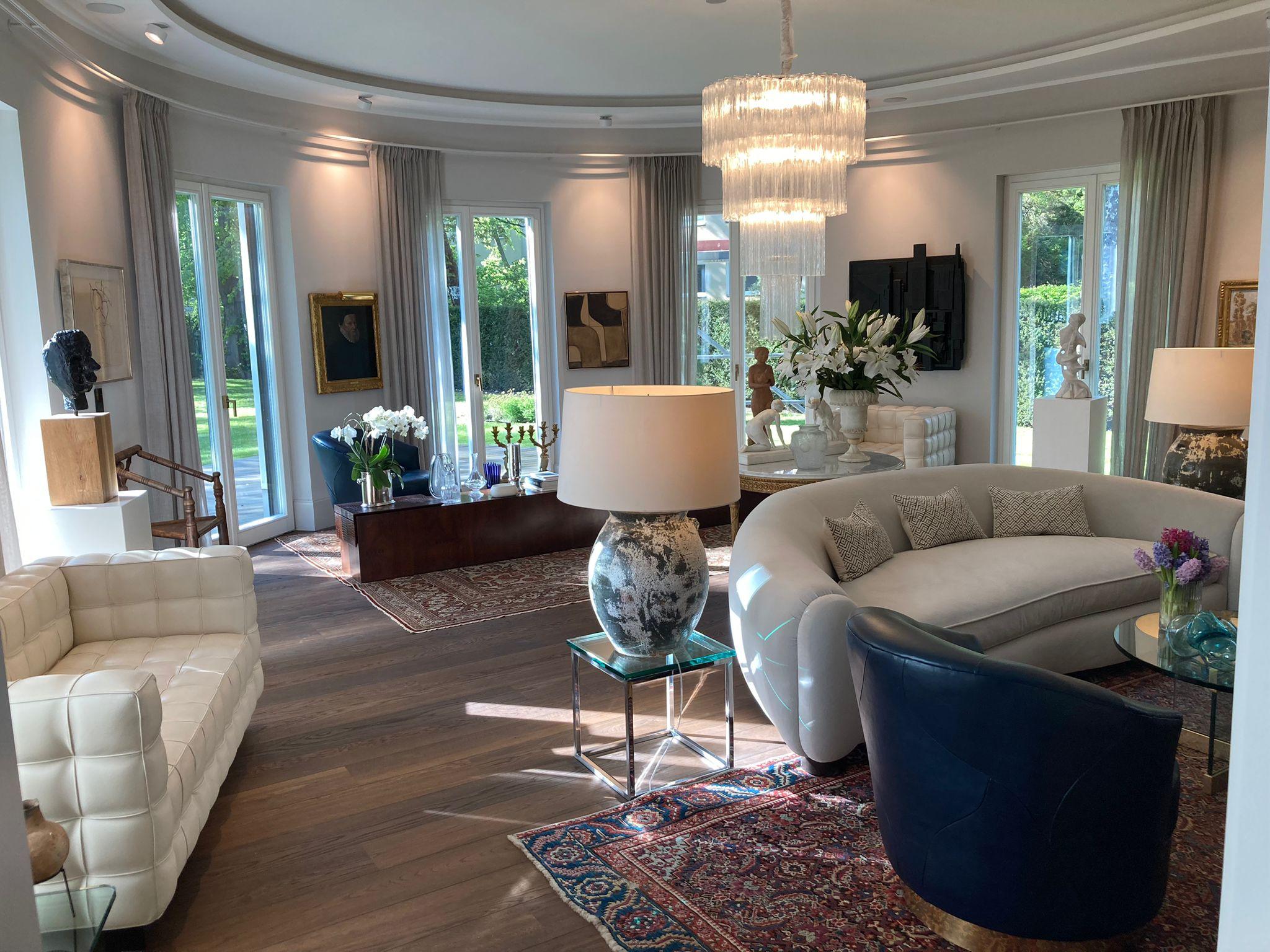 Monumental  Italian Murano Glass Tronchi Chandelier For Sale 3