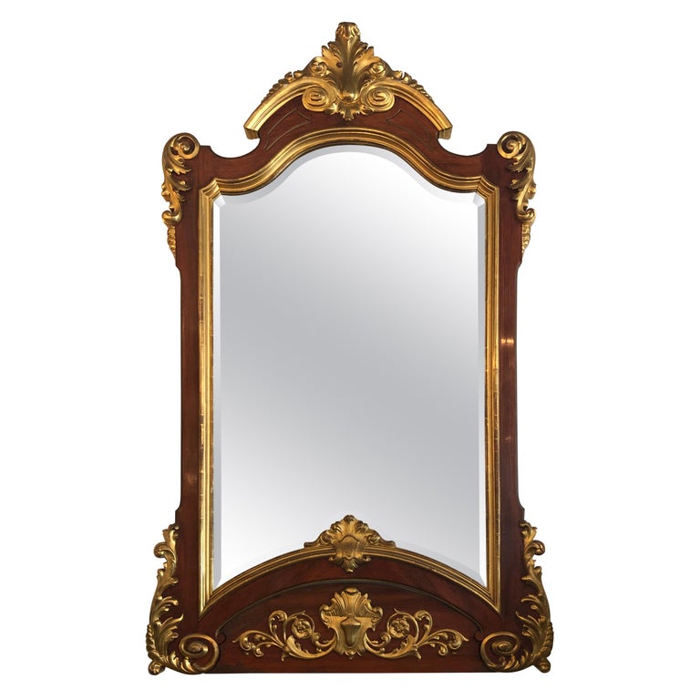Monumental Italian Neoclassical Mirror For Sale