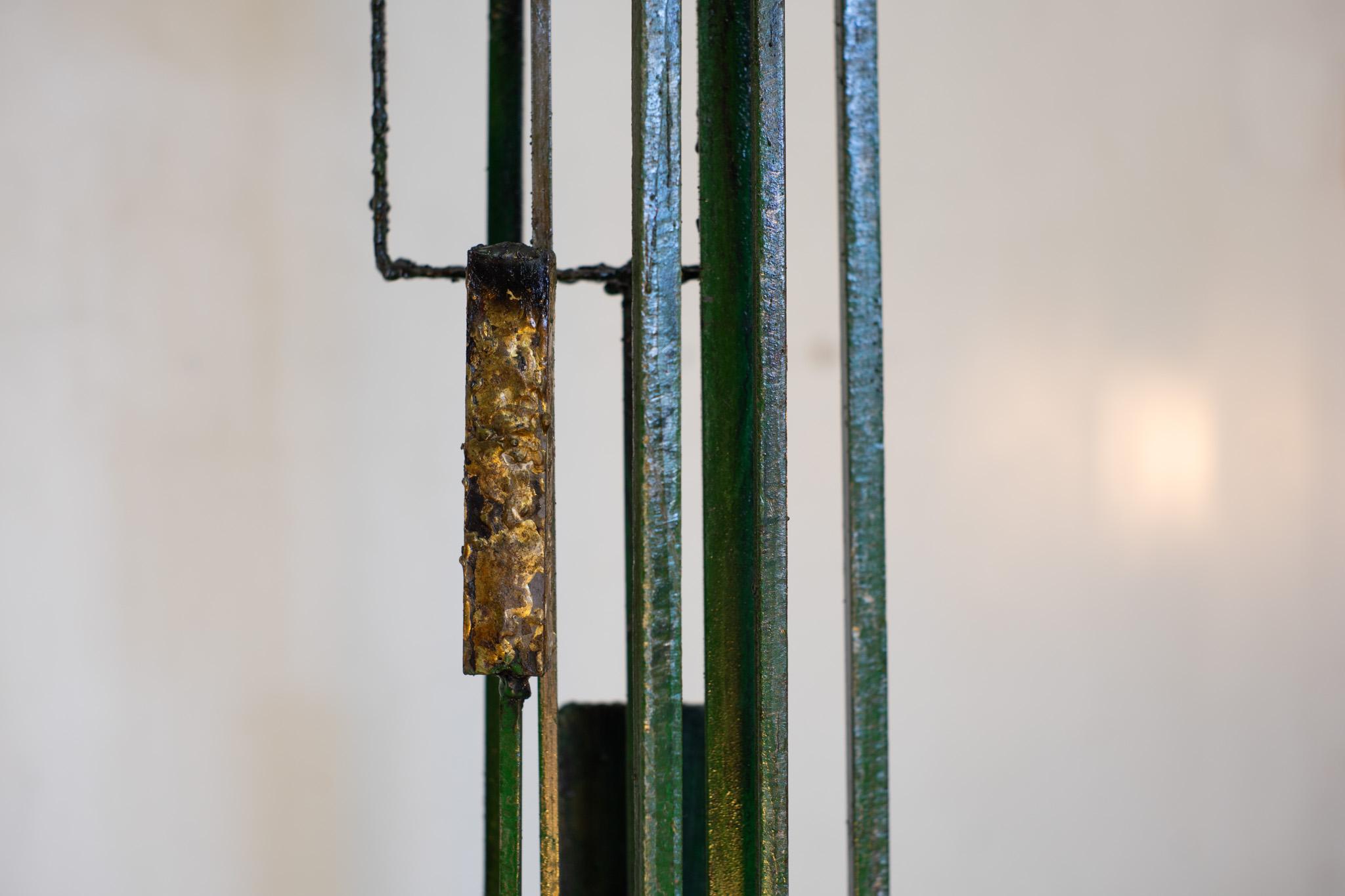 Scultura monumentale James Bearden Mystical Galaxy Chimes Scultura in acciaio e bronzo Brutalista in vendita 3