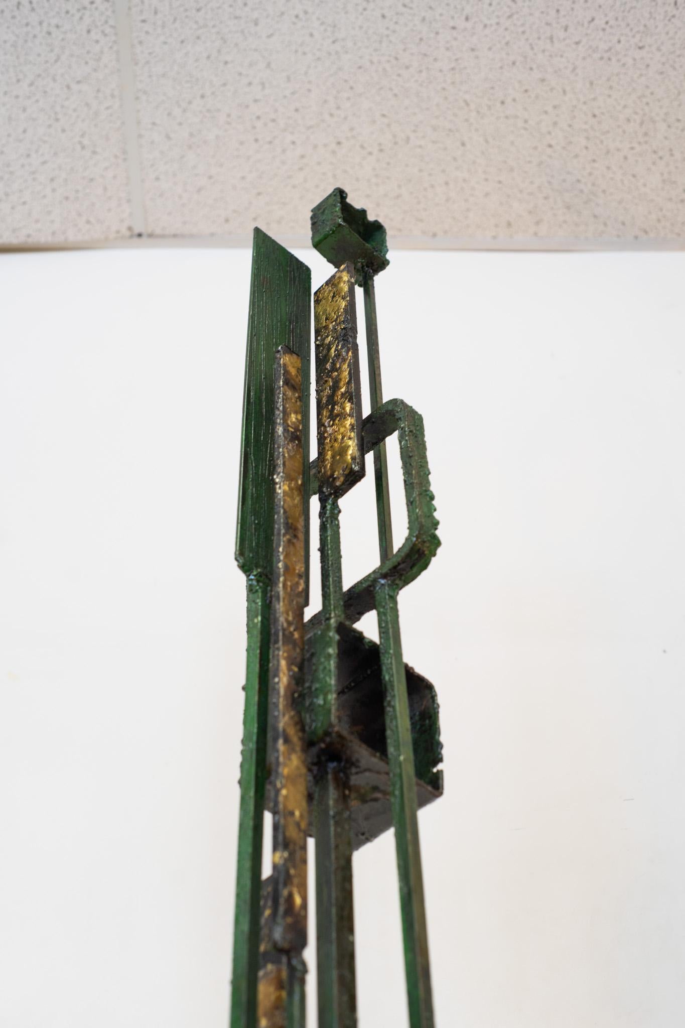Scultura monumentale James Bearden Mystical Galaxy Chimes Scultura in acciaio e bronzo Brutalista in vendita 9