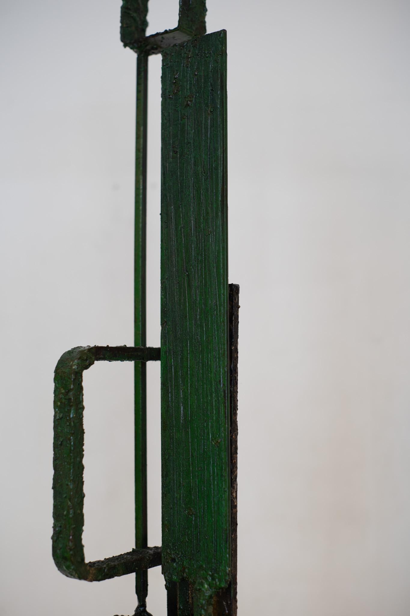 Scultura monumentale James Bearden Mystical Galaxy Chimes Scultura in acciaio e bronzo Brutalista in vendita 10