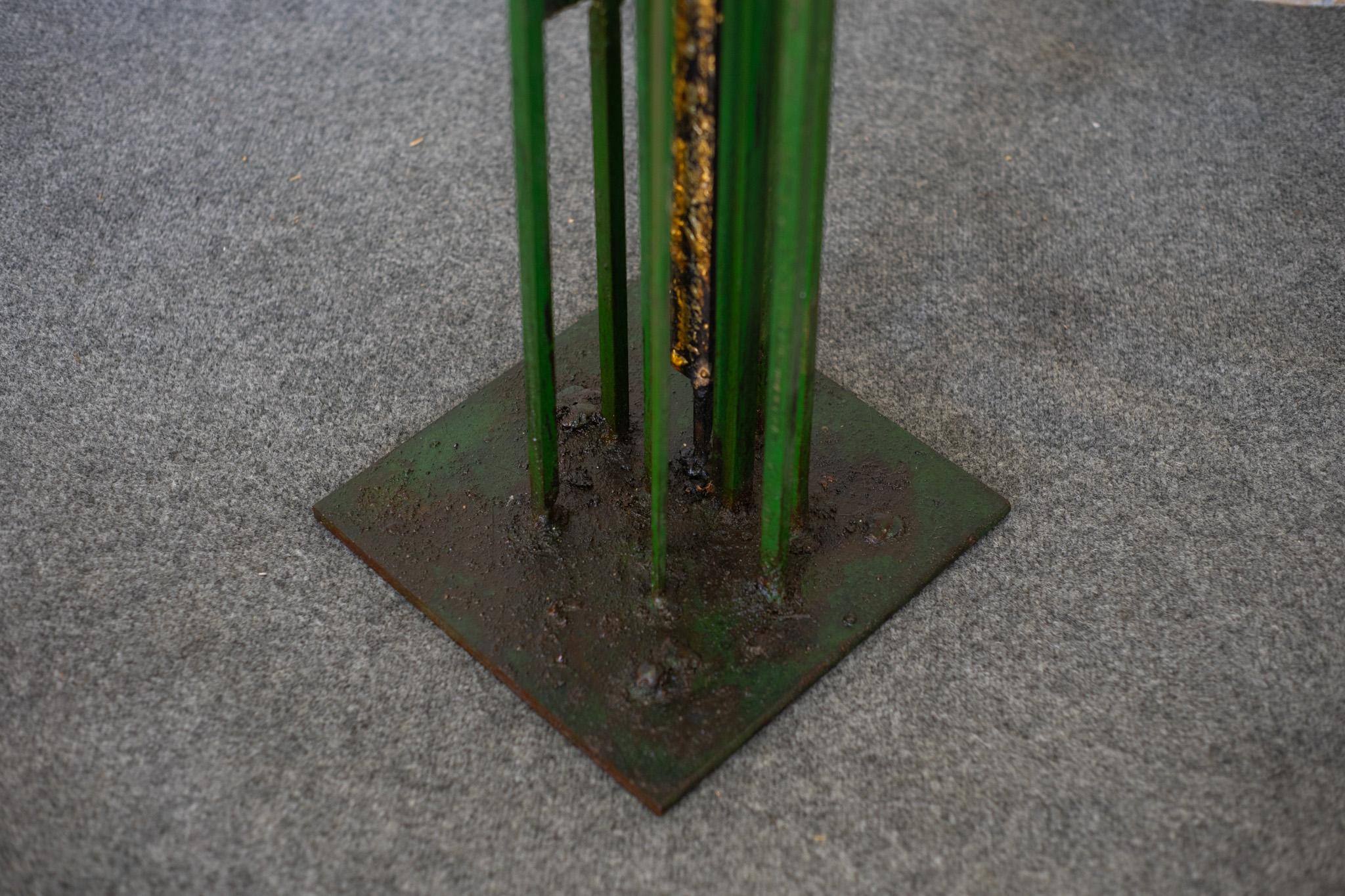 Bronzo Scultura monumentale James Bearden Mystical Galaxy Chimes Scultura in acciaio e bronzo Brutalista in vendita