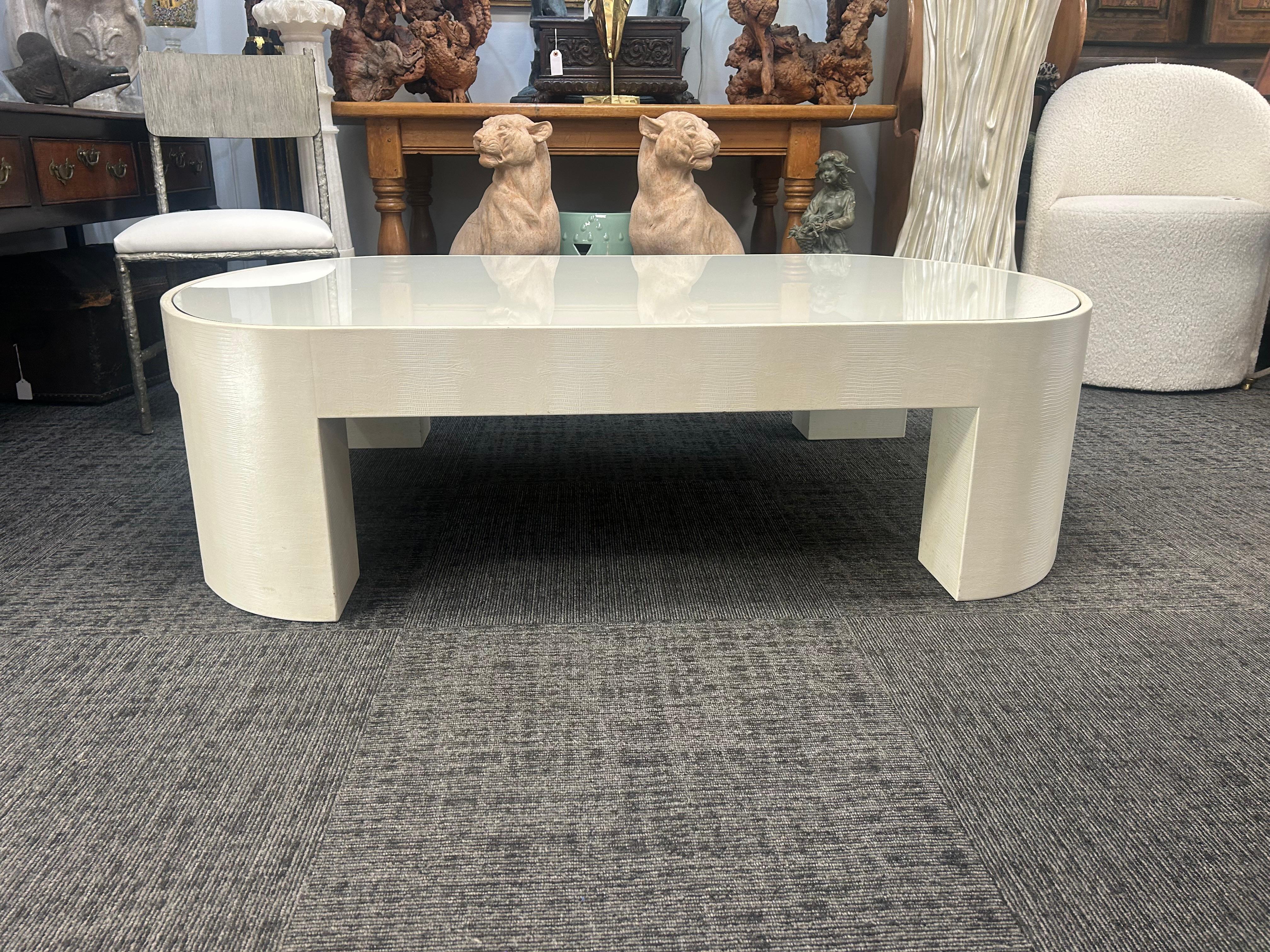Mesa de centro monumental Karl Springer 