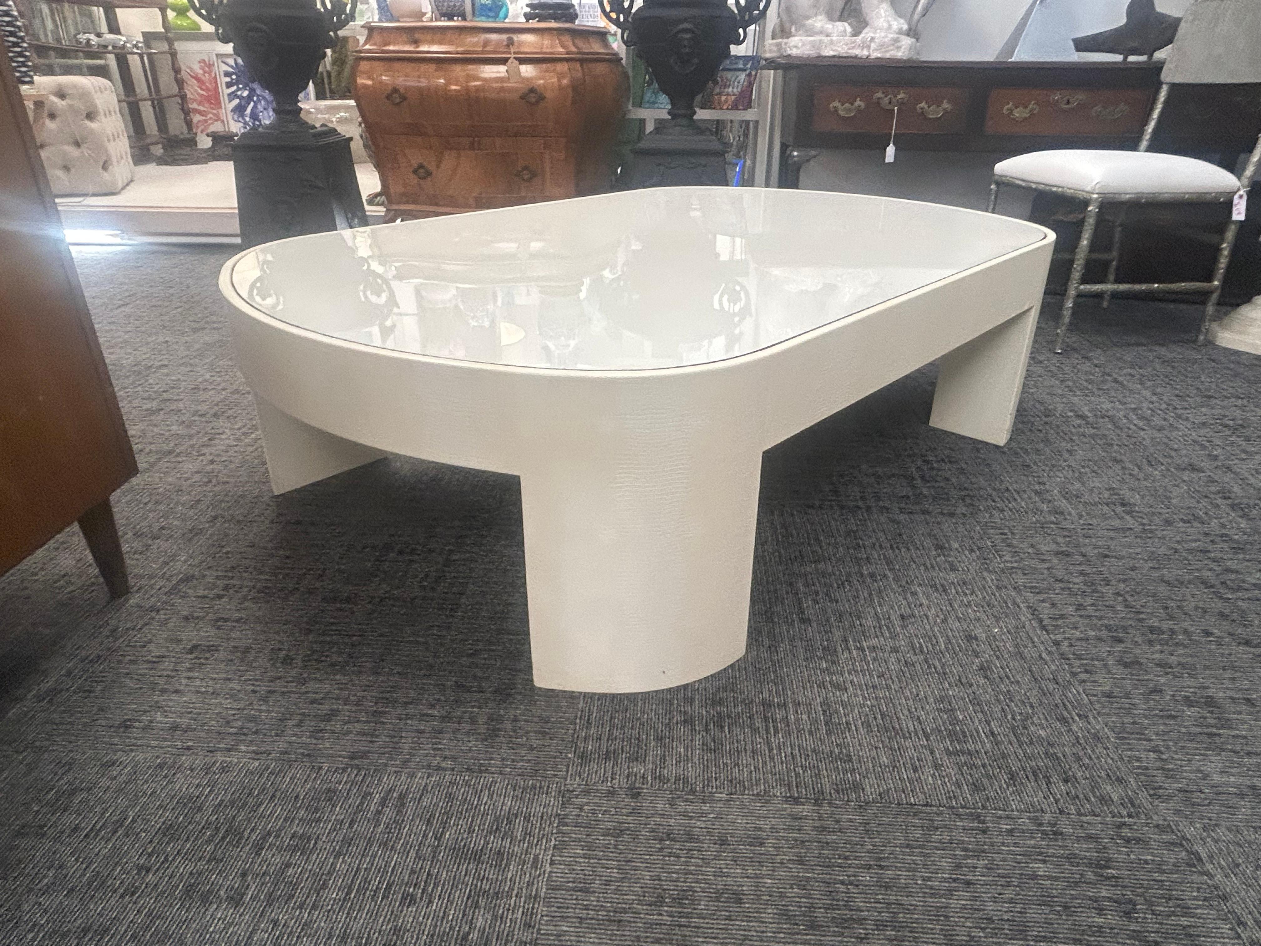 Mesa de centro monumental Karl Springer 