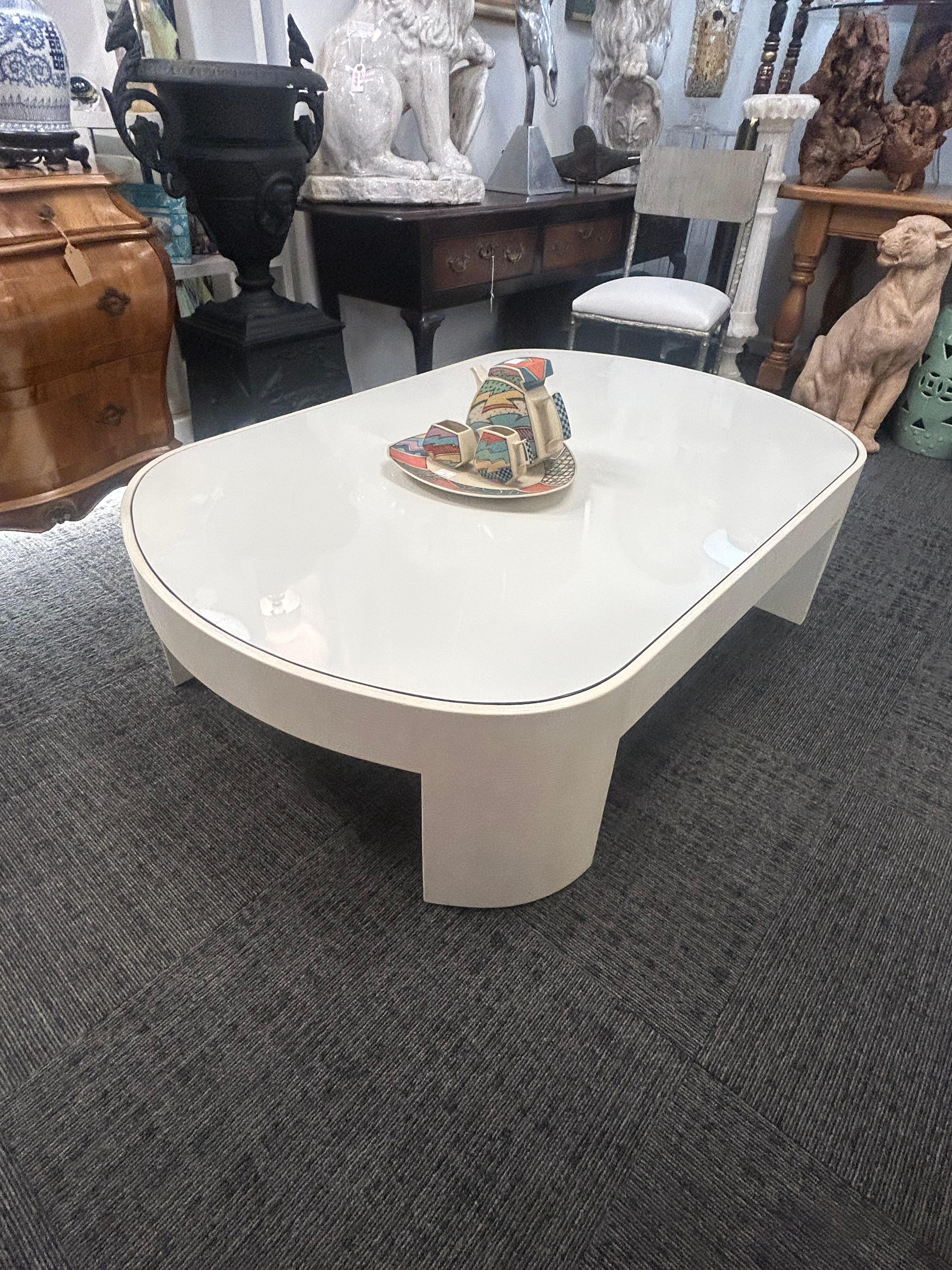 Mesa de centro monumental Karl Springer 