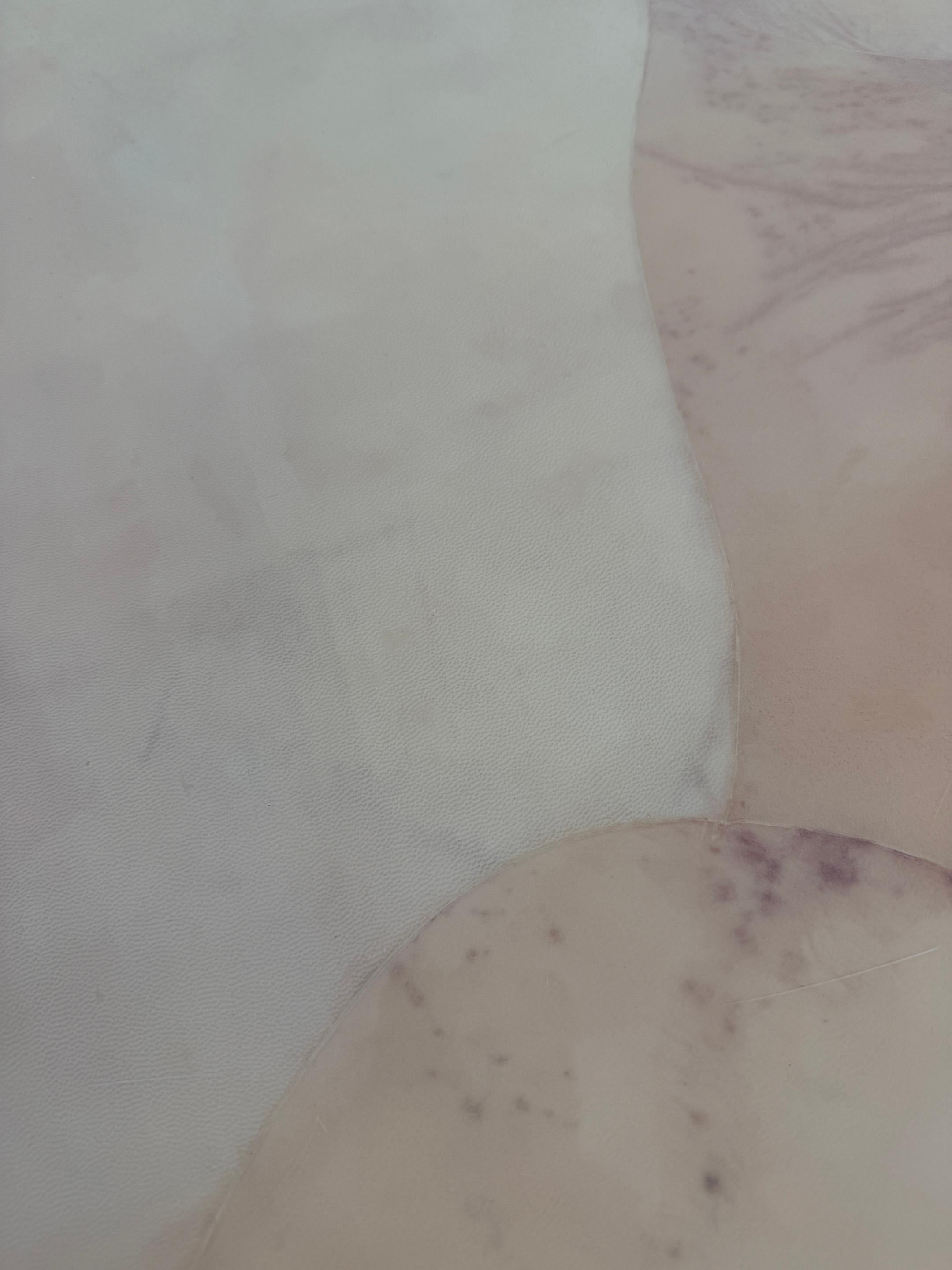 Monumentale Credenza / Buffet in pelle di capra di Karl Springer, anni '80 in vendita 1