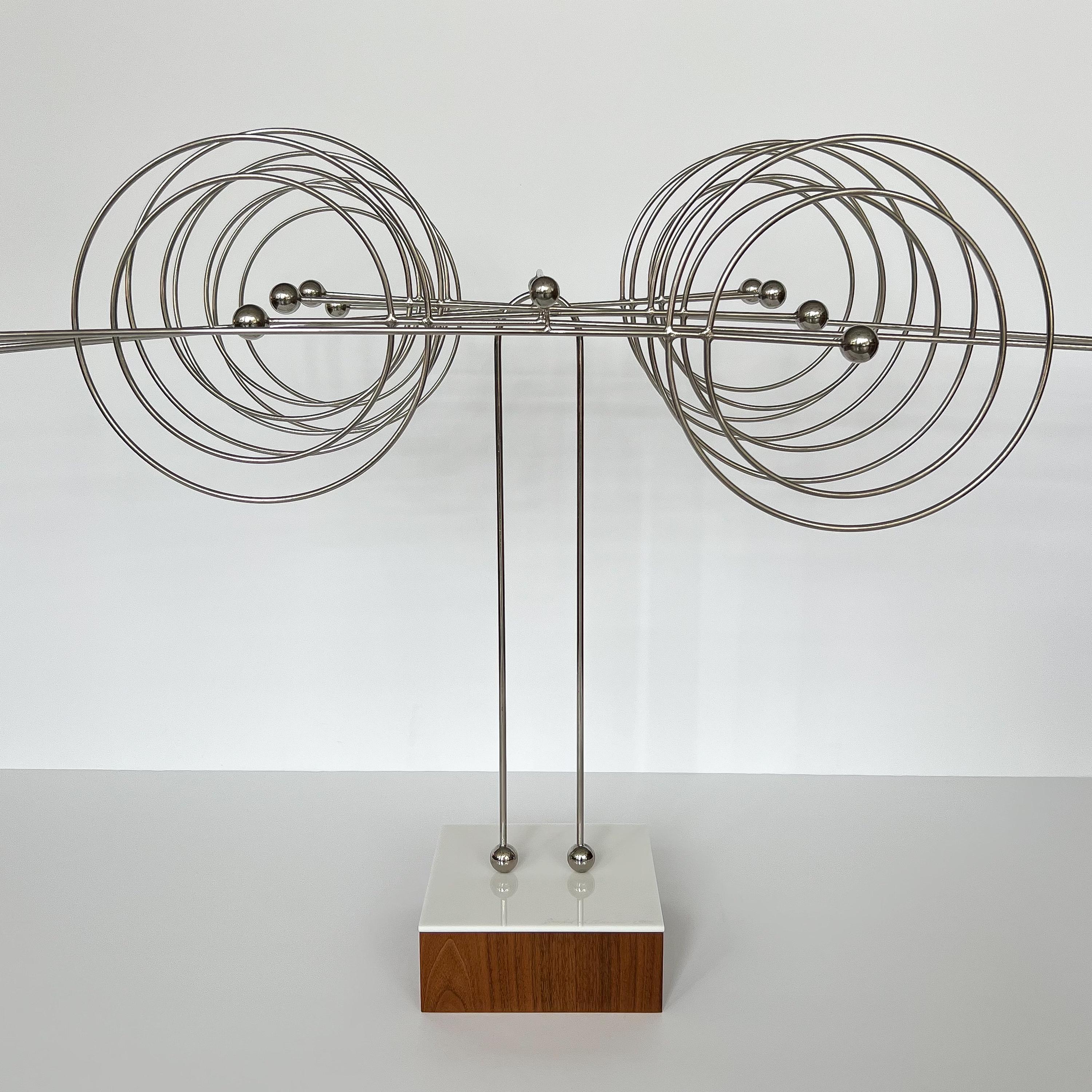 Monumental Kinetic Sculpture by Joseph Burlini, 1982 1