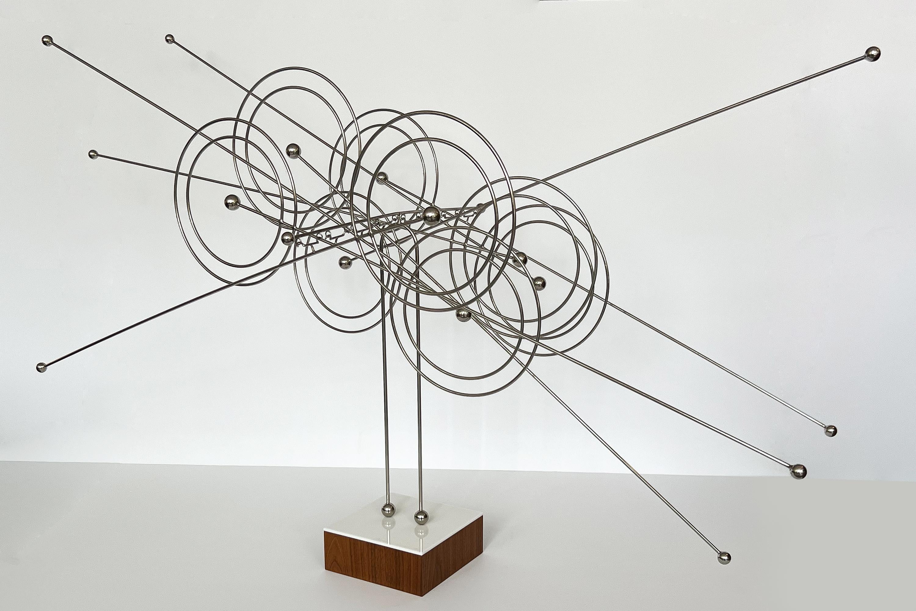 American Monumental Kinetic Sculpture by Joseph Burlini, 1982