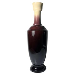 Monumental Kyoto - Awaji Japanese Pottery Vase / Kerosene Lamp