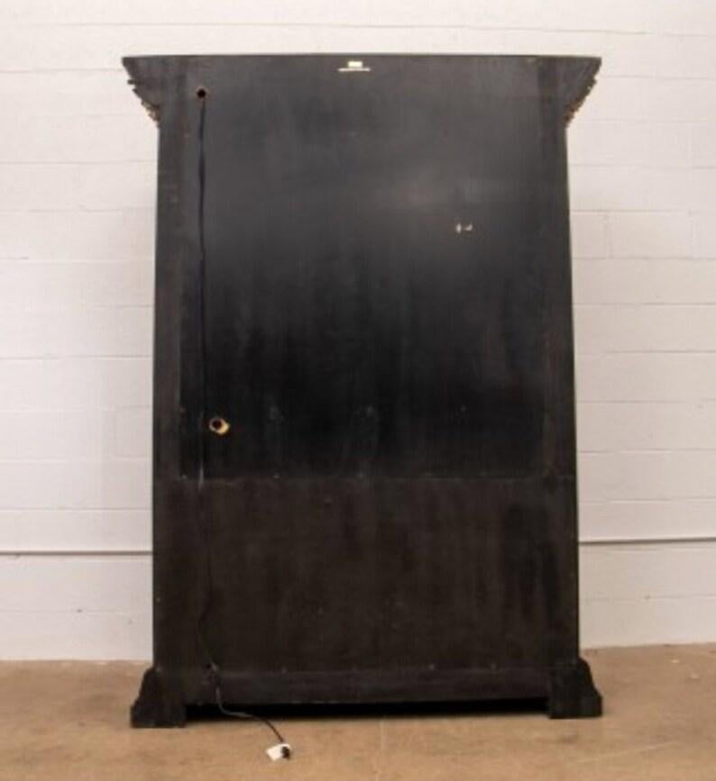 Monumental La Barge Neoclassical Wine Cabinet In Good Condition In Forney, TX