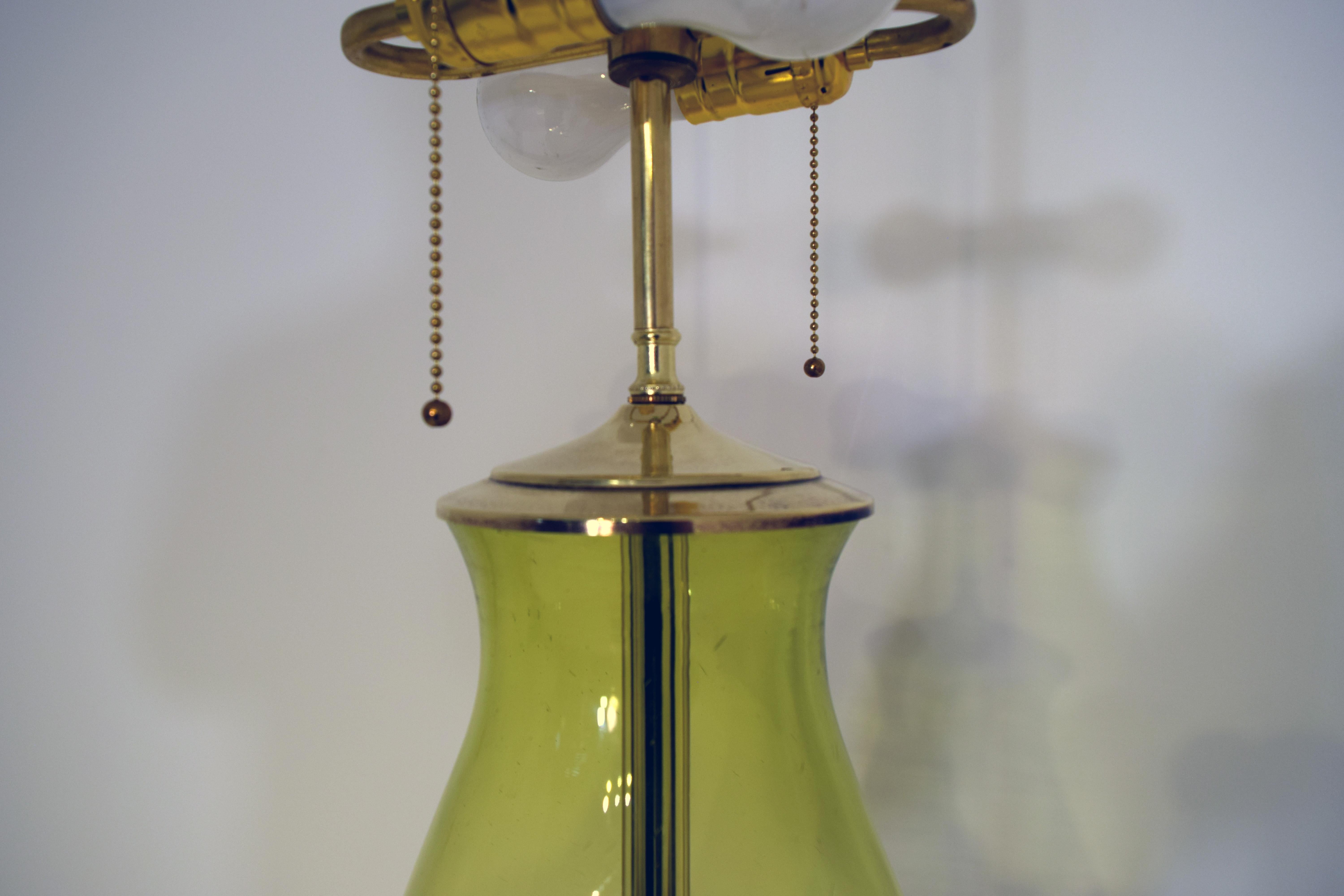 Monumentale Lampe von Blenko, 1955 (amerikanisch) im Angebot