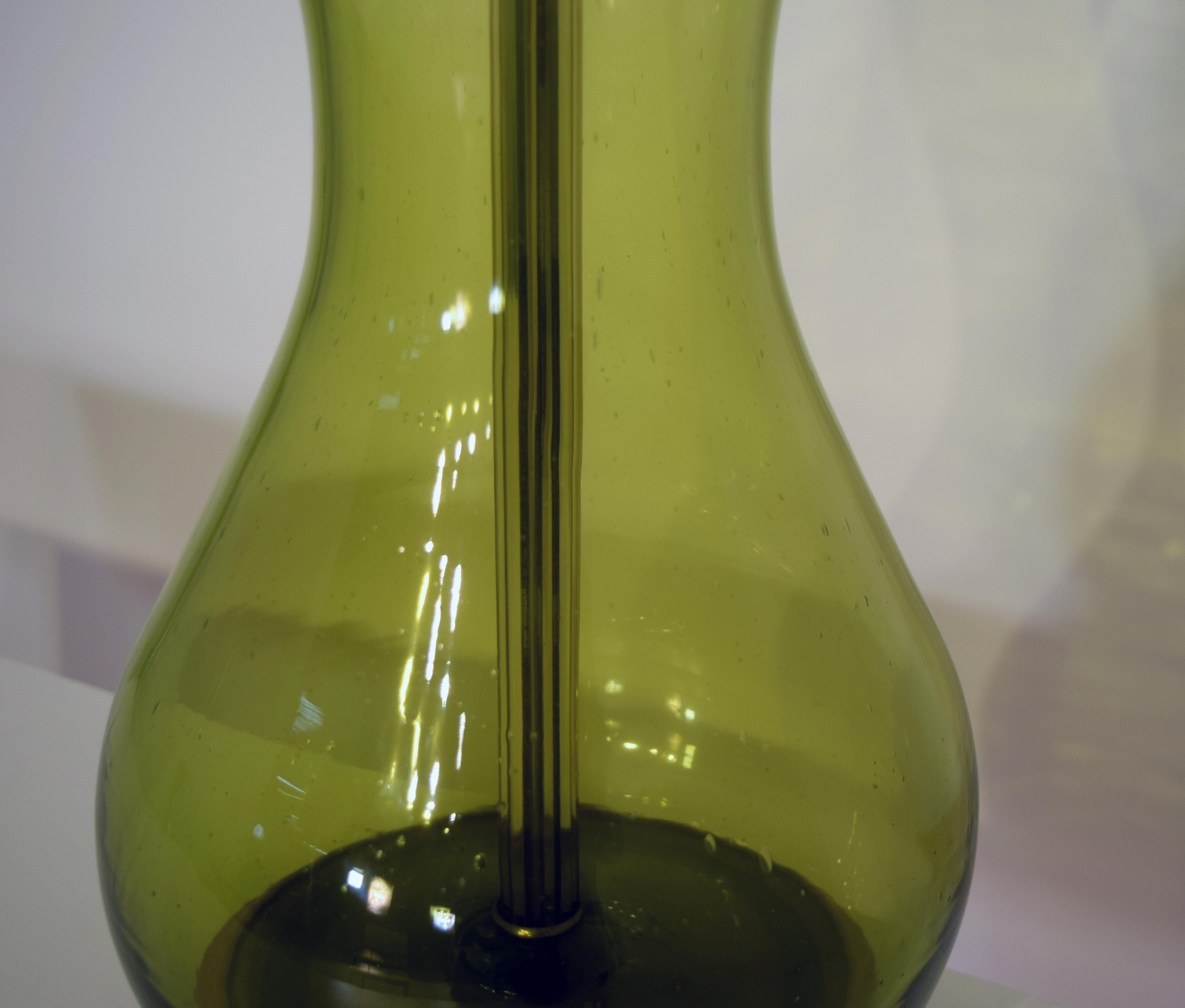 Mid-Century Modern Monumental Lamp by Blenko, 1955
