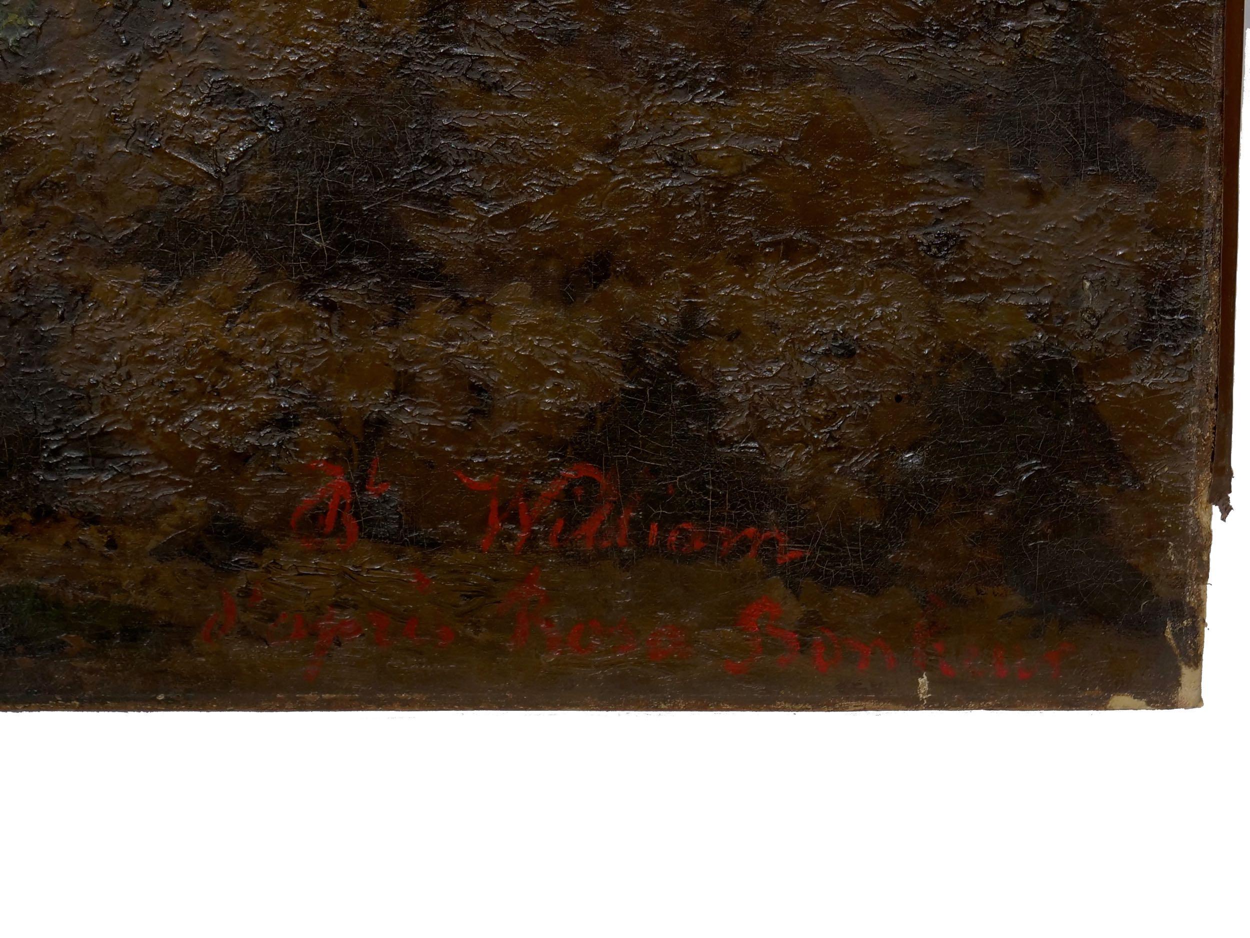 Monumental Landscape Painting “Oxen Ploughing in Nivernais” after Rosa Bonheur 6