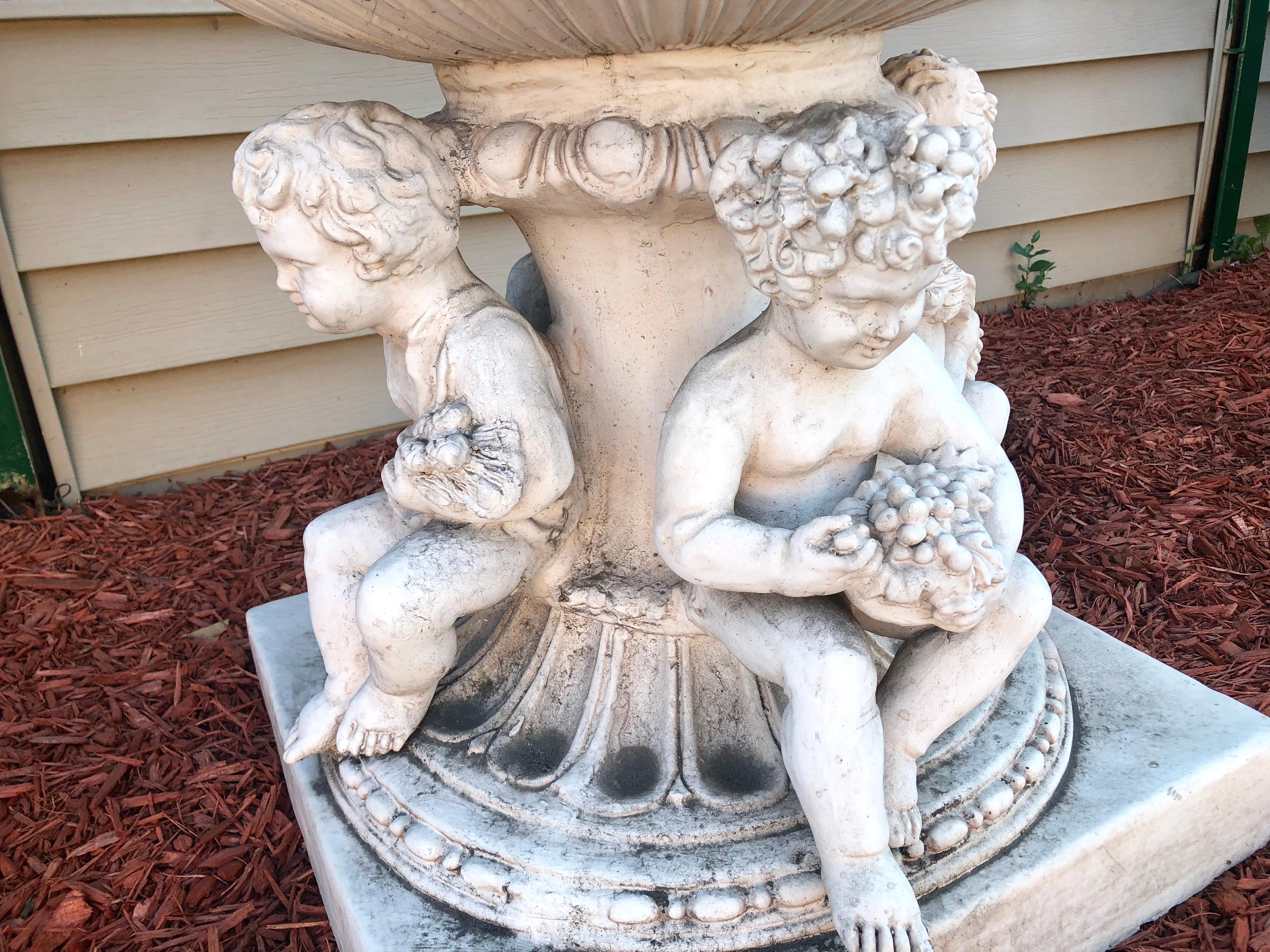 fiberglass garden urns