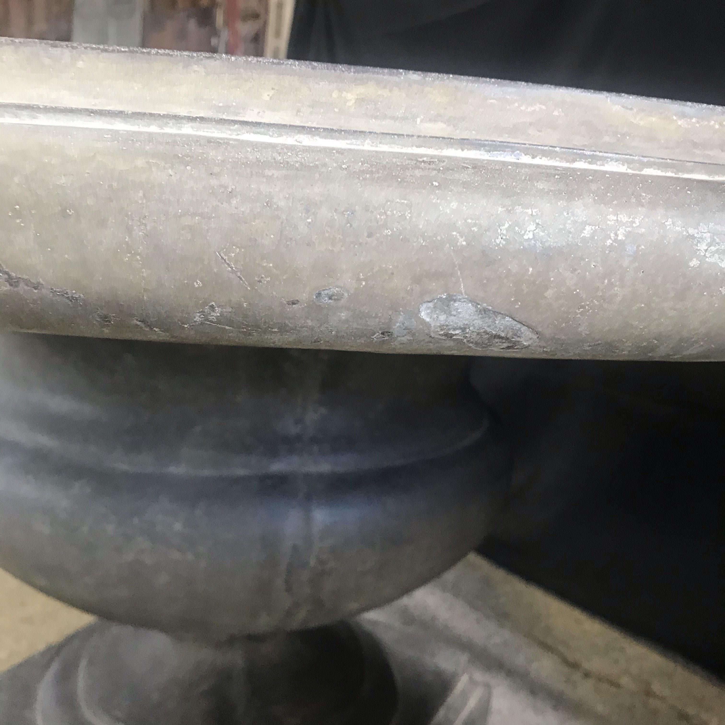 large stone dining table