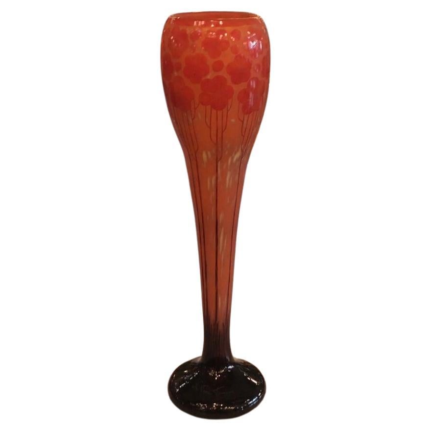 Monumental Le Verre Francais( Planta de Cardamines) Estilo: Art Nouveau, Liberty